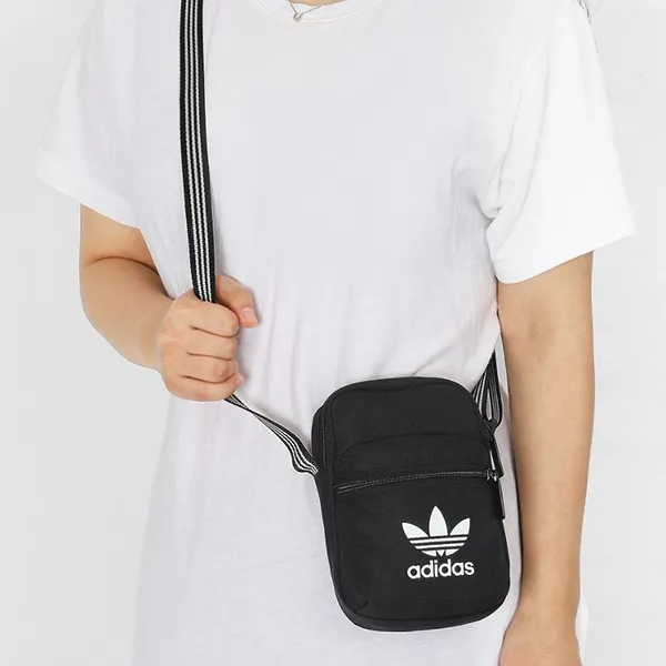 Túi Đeo Chéo Adidas Festival Classic Adicolor Bag IJ0765 Màu Đen - Túi xách - Vua Hàng Hiệu