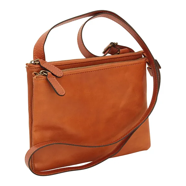 Túi Đeo Chéo Nam Old Angler Bag 413489CO Màu Nâu Cam