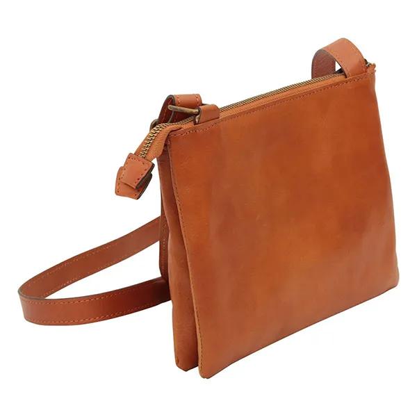 Túi Đeo Chéo Nam Old Angler Bag 413489CO Màu Nâu Cam