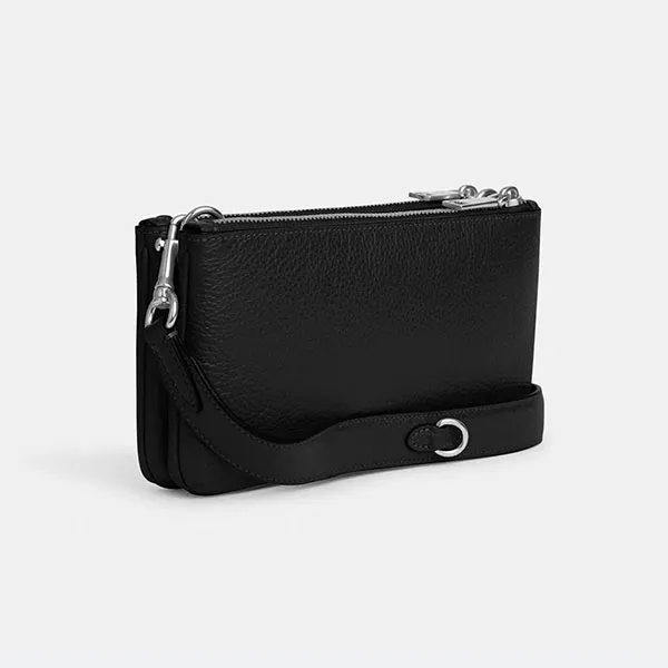Túi Đeo Chéo Nữ Coach Double Zip Crossbody CJ789 Màu Đen - Túi xách - Vua Hàng Hiệu