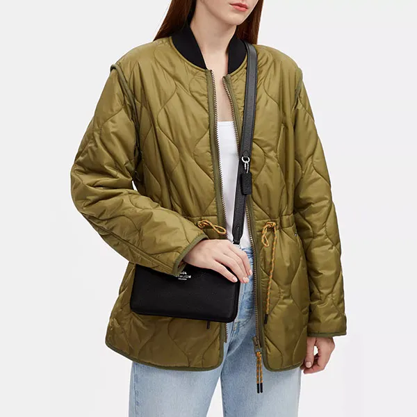 Túi Đeo Chéo Nữ Coach Double Zip Crossbody CJ789 Màu Đen - Túi xách - Vua Hàng Hiệu