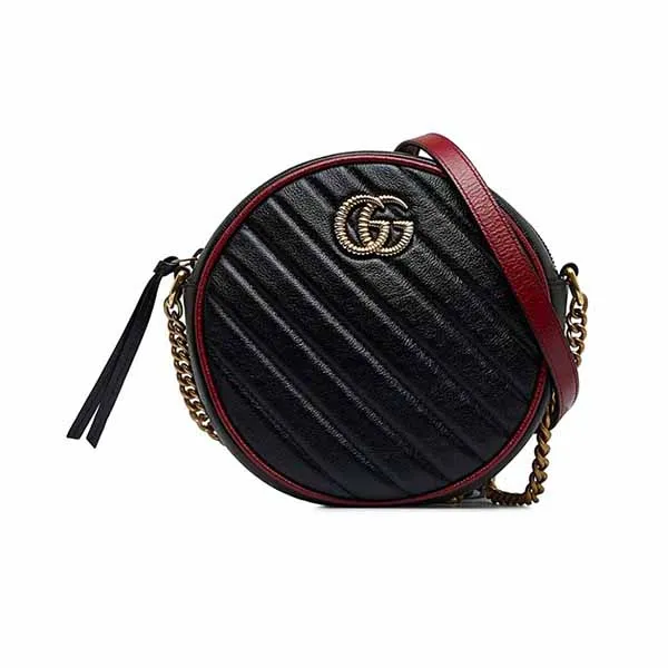 Túi Đeo Chéo Nữ Gucci Pre-Owned Mini Torchon Crossbody Bag 6AA04GLHH2LNOJC5 Màu Đen
