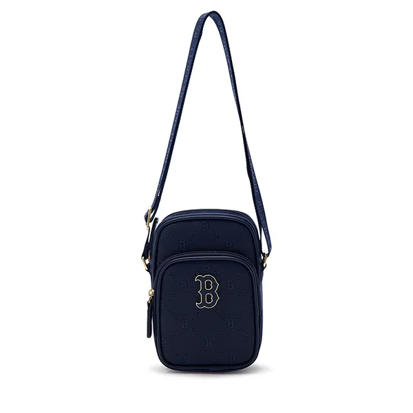 Túi Đeo Chéo Trẻ Em MLB PU Diamond Monogram Boston Red Sox 7ACRMDD4N-43NYD Màu Xanh Navy