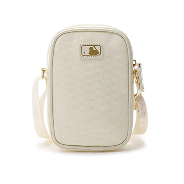 Túi Đeo Chéo Trẻ Em MLB PU Diamond Monogram New York Yankees 7ACRMDD4N-50CRS Màu Trắng Kem