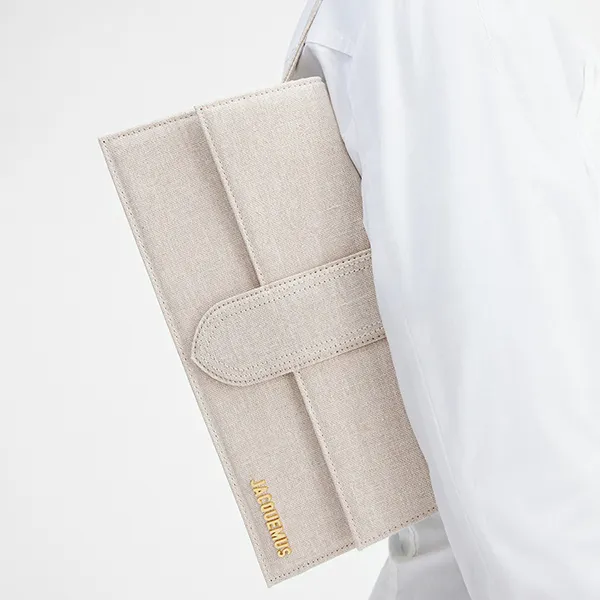 Túi Đeo Vai Nữ Jacquemus Le Bambino Long Bag 221BA013-3071-140 Màu Trắng Kem - Túi xách - Vua Hàng Hiệu
