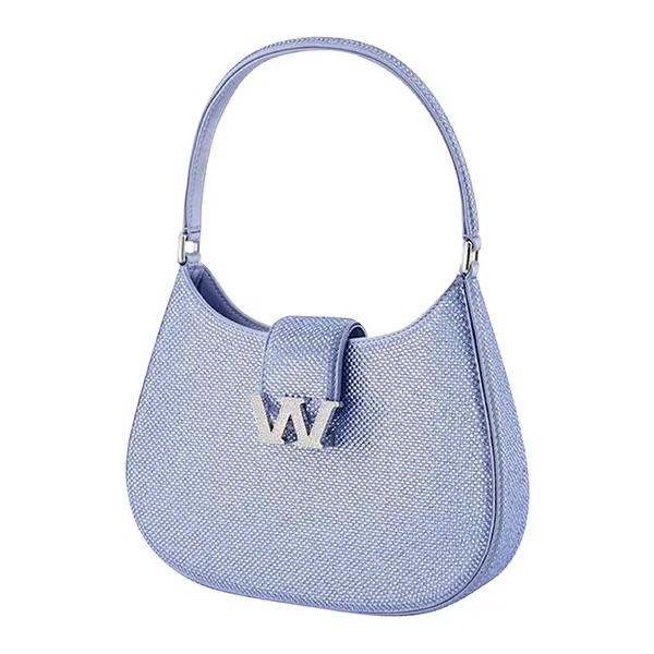 Túi Đeo Vai Nữ Alexander Wang Legacy Small Crystal Hobo Bag Màu Xanh Tím - Túi xách - Vua Hàng Hiệu