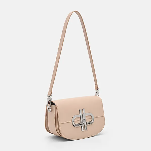 Túi Đeo Vai Nữ Pedro Icon Mini Leather Shoulder Bag Black PW2-75210151-1 Màu Nude