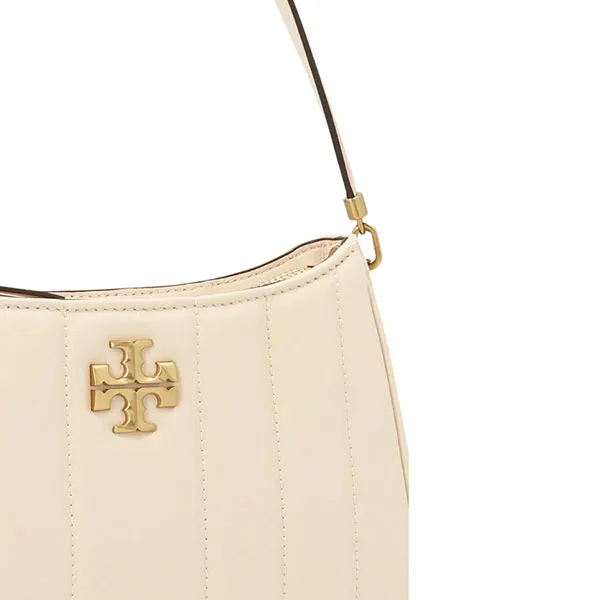Túi Đeo Vai Nữ Tory Burch Kira Logo Plaque Shoulder Bag 87178 Màu Trắng Kem - Túi xách - Vua Hàng Hiệu