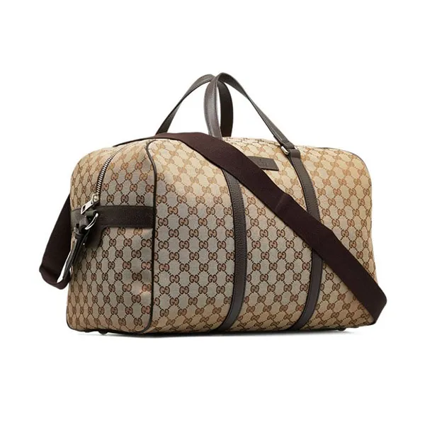 Túi Du Lịch Gucci Boston GG Duffle Bag Màu Nâu - Túi xách - Vua Hàng Hiệu