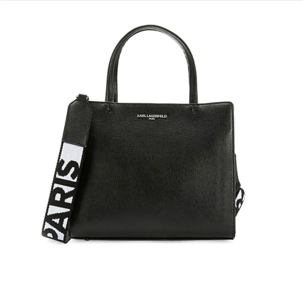 Túi Tote Nữ Karl Lagerfeld Maybelle Top Handlle Black Màu Đen
