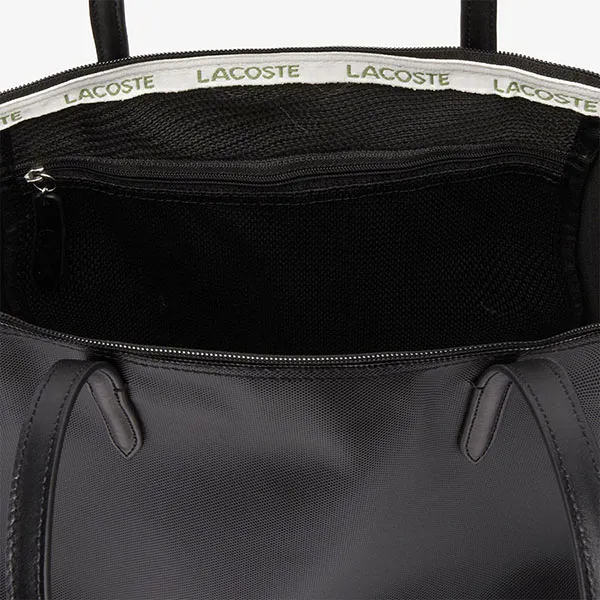 Túi Tote Nữ Lacoste Women's L.12.12 Concept Zip Tote Bag Black 000 NF1888PO 000 Màu Đen - Túi xách - Vua Hàng Hiệu
