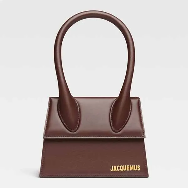 Túi Xách Nữ Jacquemus Le Chiquito Leather Crossbody Bag Brown Màu Nâu
