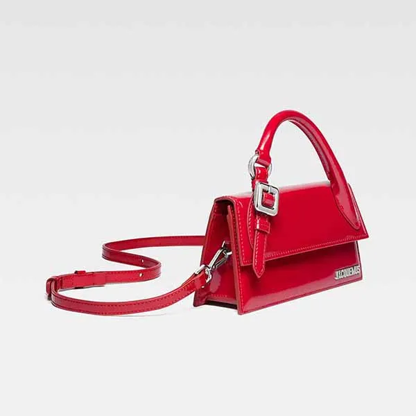 Túi Xách Nữ Jacquemus Le Chiquito Long Boucle Signature Buckled Handbag 233BA326-3128-470 Màu Đỏ