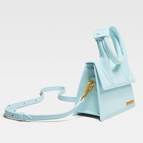 Túi Xách Nữ Jacquemus Le Raphia Coiled Handbag 213BA005-3088-310 Size 18 Màu Xanh Baby - Túi xách - Vua Hàng Hiệu