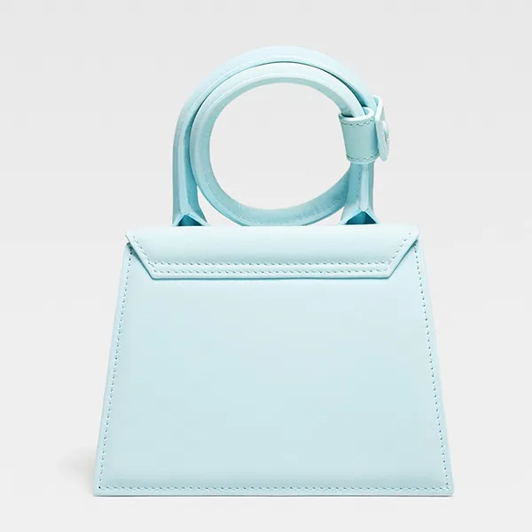 Túi Xách Nữ Jacquemus Le Raphia Coiled Handbag 213BA005-3088-310 Size 18 Màu Xanh Baby - Túi xách - Vua Hàng Hiệu