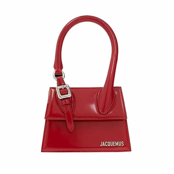 Túi Xách Nữ Jacquemus Red Le Chiquito Moyen Boucle Shoulder Bag Màu Đỏ