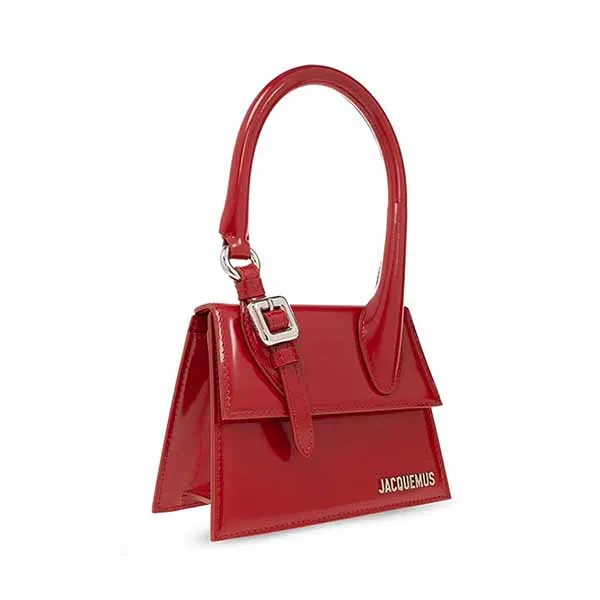 Túi Xách Nữ Jacquemus Red Le Chiquito Moyen Boucle Shoulder Bag Màu Đỏ