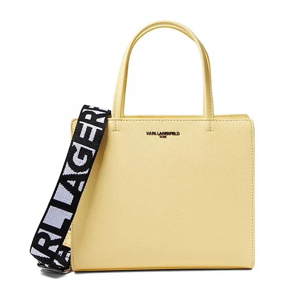 Túi Tote Nữ Karl Lagerfeld Maybelle Top Handlle LH1DR8BJ Màu Vàng Chanh