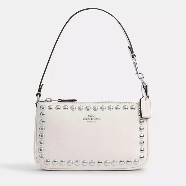 Túi Xách Tay Nữ Coach Nolita 19 With Rivets CM252 Màu Trắng