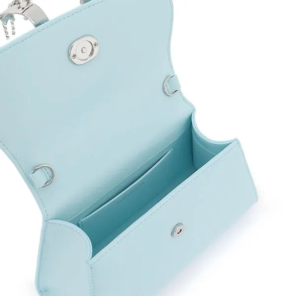 Túi Xách Tay Nữ Self-Portrait Micro Bow Handbag RS24 316 BL Màu Xanh Blue - Túi xách - Vua Hàng Hiệu