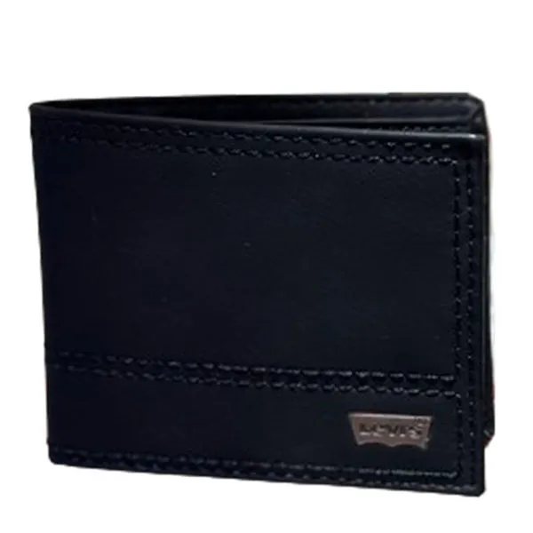 Ví Nam Levis Logo Vàng Đồng 31LP220046 Màu Đen - Túi xách - Vua Hàng Hiệu