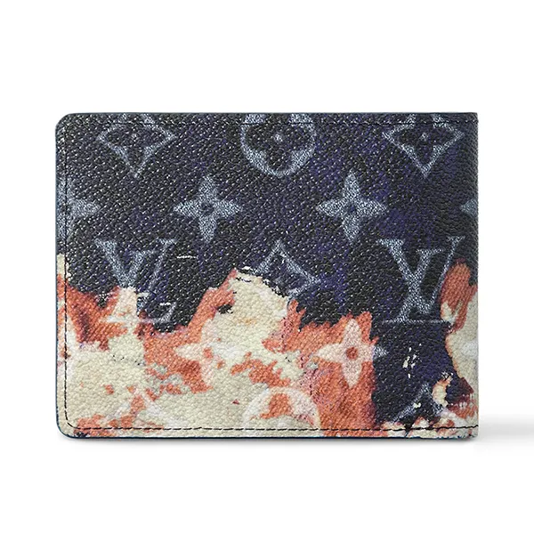 Ví Nam Louis Vuitton LV Leather Multiple Monogram Other M82827 Màu Xanh - Túi xách - Vua Hàng Hiệu