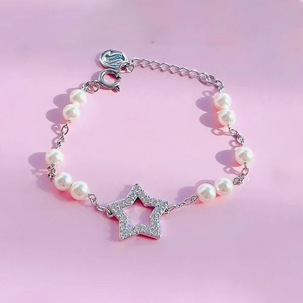 Vòng Đeo Tay Nữ Stella Bracelet Pavé, Star, White, Rhodium Plated 5645385 Màu Bạc Trắng - Trang sức - Vua Hàng Hiệu