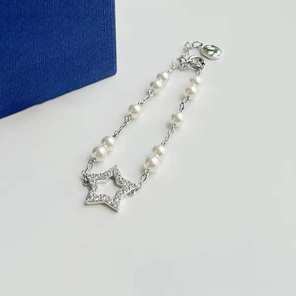 Vòng Đeo Tay Nữ Stella Bracelet Pavé, Star, White, Rhodium Plated 5645385 Màu Bạc Trắng - Trang sức - Vua Hàng Hiệu