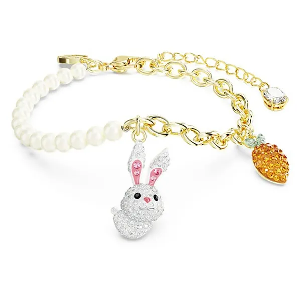 Vòng Đeo Tay Nữ Swarovski Rabbit And Carrot, Multicolored, Gold-Tone Plated 5647974 Phối Màu - Trang sức - Vua Hàng Hiệu