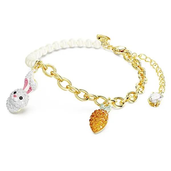 Vòng Đeo Tay Nữ Swarovski Rabbit And Carrot, Multicolored, Gold-Tone Plated 5647974 Phối Màu - Trang sức - Vua Hàng Hiệu