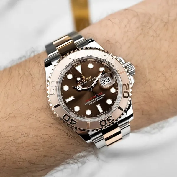 Đồng Hồ Nam Rolex Yacht-Master 40mm Stainless Steel 126621-0001 Màu Bạc Vàng Hồng - Đồng hồ - Vua Hàng Hiệu