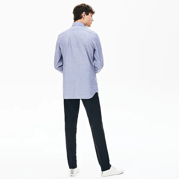 Áo Sơ Mi Nam Lacoste Men's Printed Cotton Poplin Shirt CH6794 Màu Xanh Size 41 - Thời trang - Vua Hàng Hiệu
