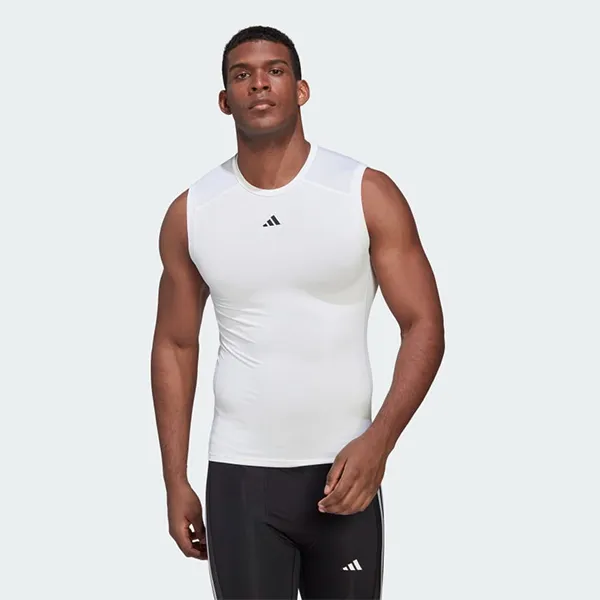 Áo Ba Lỗ Nam Adidas Techfit Training Sleeveless Tee HD3529 Màu Trắng Size S - Thời trang - Vua Hàng Hiệu