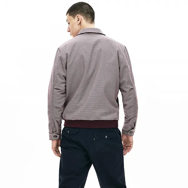 Áo Bomber Nam Lacoste Men's Houndstooth Zip Bomber Jacket BH8434-51 Màu Phối Màu Size 50 - Thời trang - Vua Hàng Hiệu