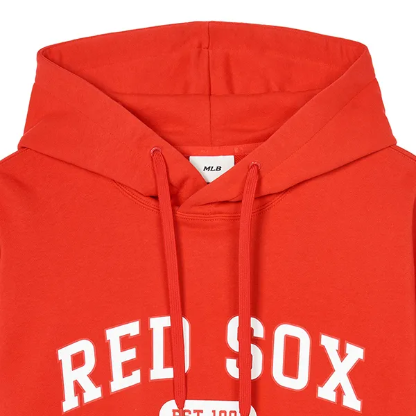 Áo Hoodie MLB Overfit của Varsity Boston Red Sox 3AHDV0141-43RDS Màu Đỏ