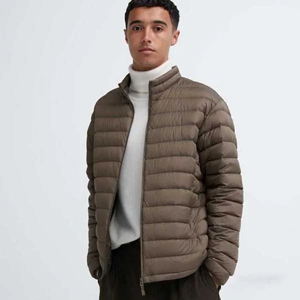 Áo Khoác Lông Vũ Nam Uniqlo Ultra Light Down Jacket Brown 463247-37 Màu Nâu Size XL - Thời trang - Vua Hàng Hiệu