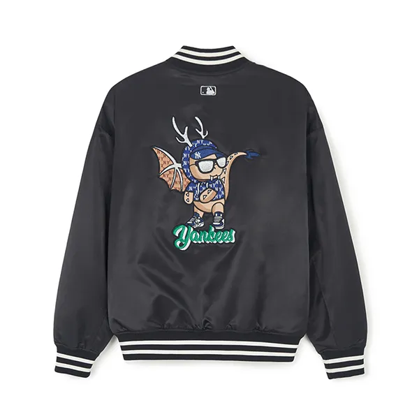 Áo Khoác MLB Dragon Varsity New York Yankees 3AJPQ0141-50BKS Màu Đen