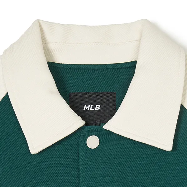 Áo Khoác MLB Jersey Naglan Varsity Boston Red Sox 3AJPV1641-43GND Phối Màu Xanh Green