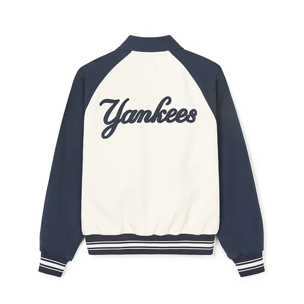 Áo Khoác MLB Jersey Naglan Varsity New York Yankees 3AJPV1641-50NYD Phối Màu Xanh Navy