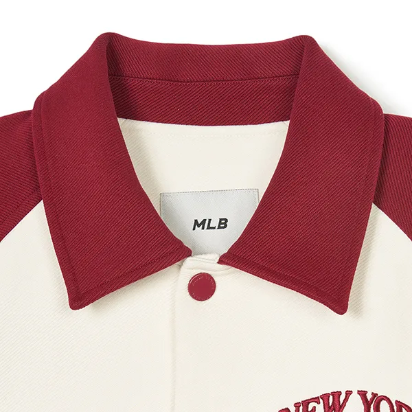 Áo Khoác MLB Jersey Naglan Varsity New York Yankees 3AJPV1641-50WIS Phối Màu Đỏ