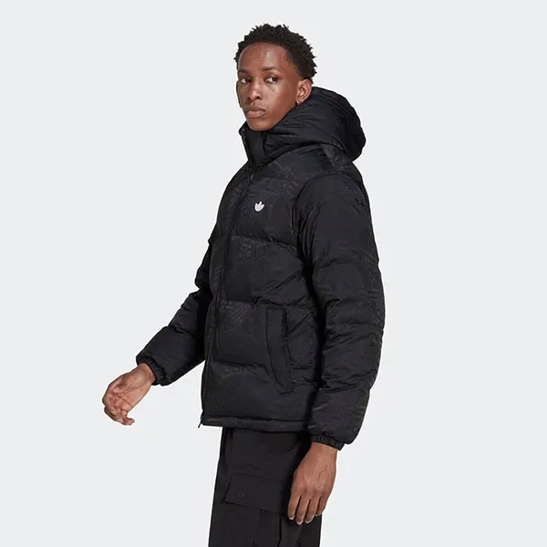 Áo Khoác Nam Adidas Rekive Down Regen Hooded Puffer Jacket HL9218 Màu Đen Size S - Thời trang - Vua Hàng Hiệu