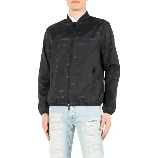 Áo Khoác Nam Armani Exchange 3GZB38 ZNE9Z Màu Đen Size S - Thời trang - Vua Hàng Hiệu