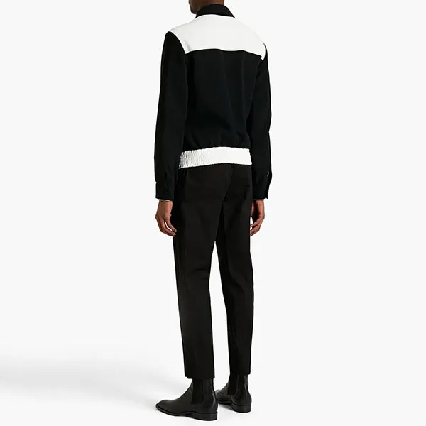 Áo Khoác Nam Dolce & Gabbana D&G Embellished Two-tone Crepe Track Jacket G9QQ6Z Màu Đen Trắng Size 48 - Thời trang - Vua Hàng Hiệu