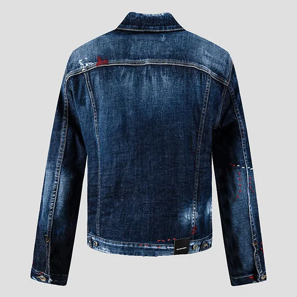 Áo Khoác Nam Dsquared2 Blue Denim Wash S74AM1304 S30664 Màu Xanh - Thời trang - Vua Hàng Hiệu