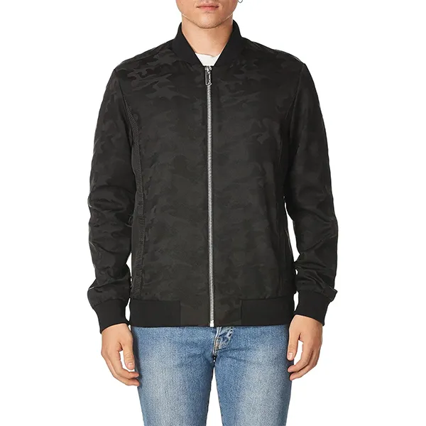 Áo Khoác Nam Karl Lagerfeld Paris Men's Bomber LO0C00 BLK Màu Đen Size S - Thời trang - Vua Hàng Hiệu