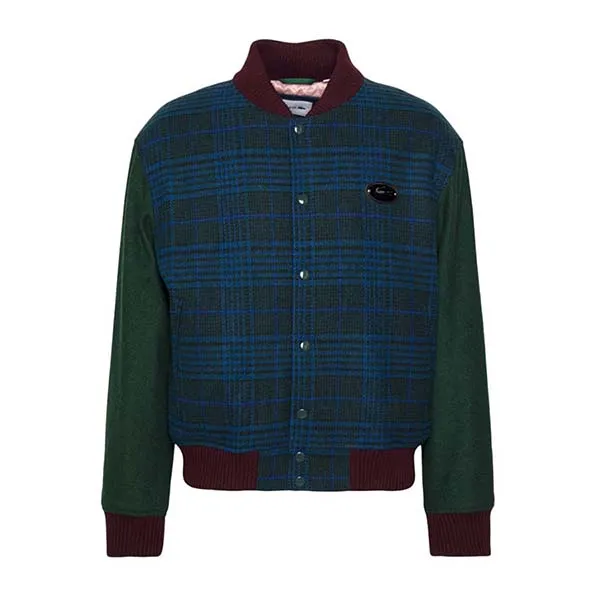 Áo Khoác Nam Lacoste Branded Back Varsity Jacket BH0373 - V48 Phối Màu Size L - Thời trang - Vua Hàng Hiệu
