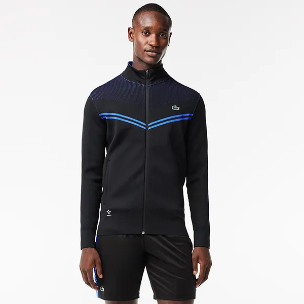 Áo Khoác Nam Lacoste Men's Lacoste Tennis X Daniil Medvedev Post-Match Jacket SH1090 - L5I Màu Đen Size 3 - Thời trang - Vua Hàng Hiệu