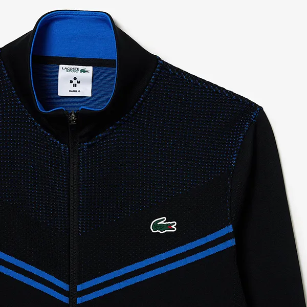 Áo Khoác Nam Lacoste Men's Lacoste Tennis X Daniil Medvedev Post-Match Jacket SH1090 - L5I Màu Đen Size 3 - Thời trang - Vua Hàng Hiệu