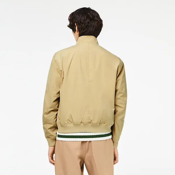 Áo Khoác Nam Lacoste Men's Light Twill Jacket BH0538 00 KU4 Màu Be Size 50