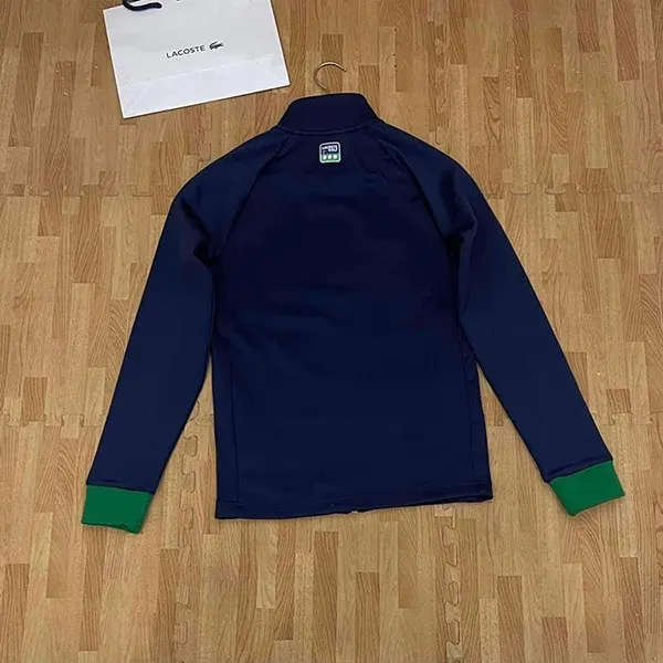 Áo Khoác Nam Lacoste Men's Sport Zippered Golf Jacket Màu Xanh Navy Size 3 - Thời trang - Vua Hàng Hiệu